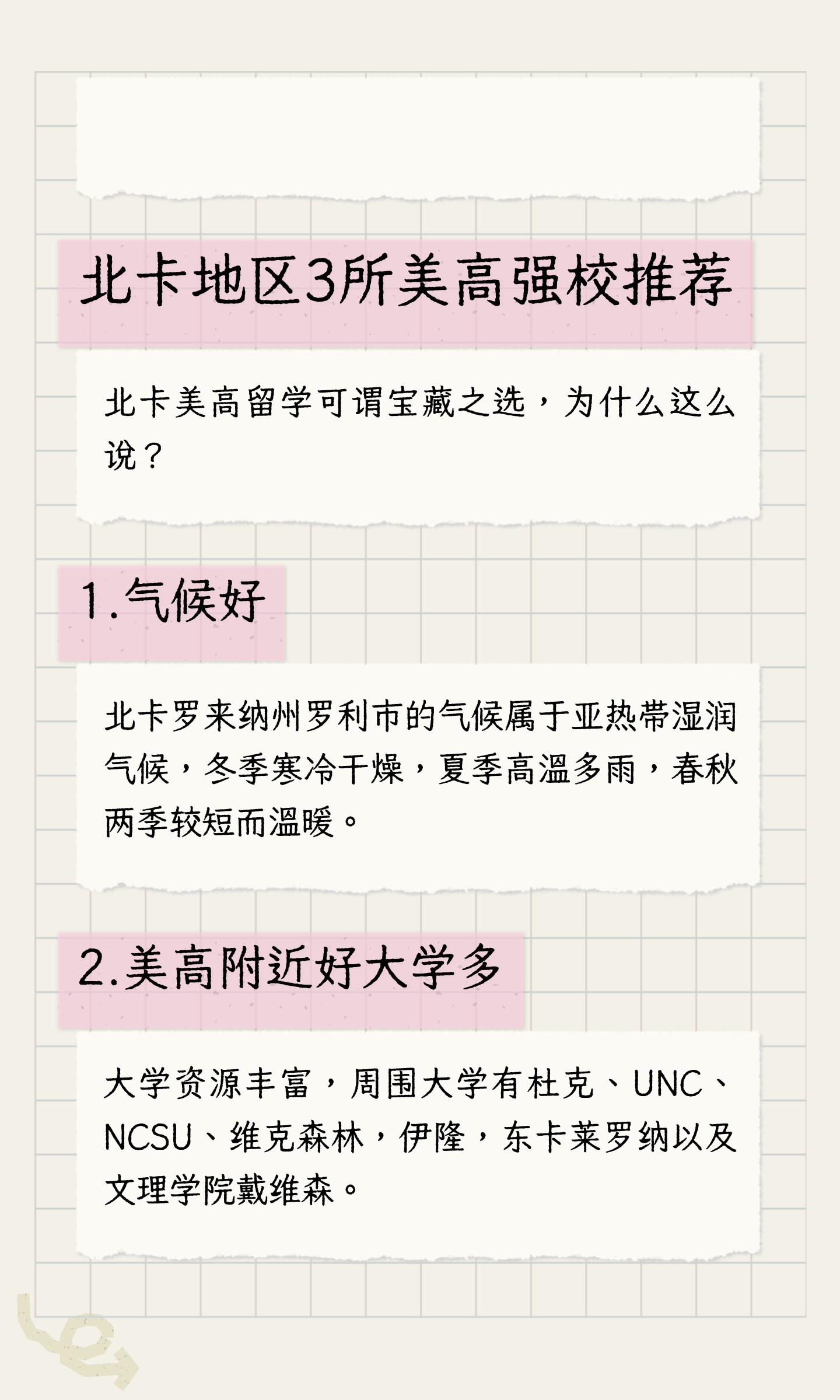 从北卡三所美高看区域与校园差异:原笔记第2张图片