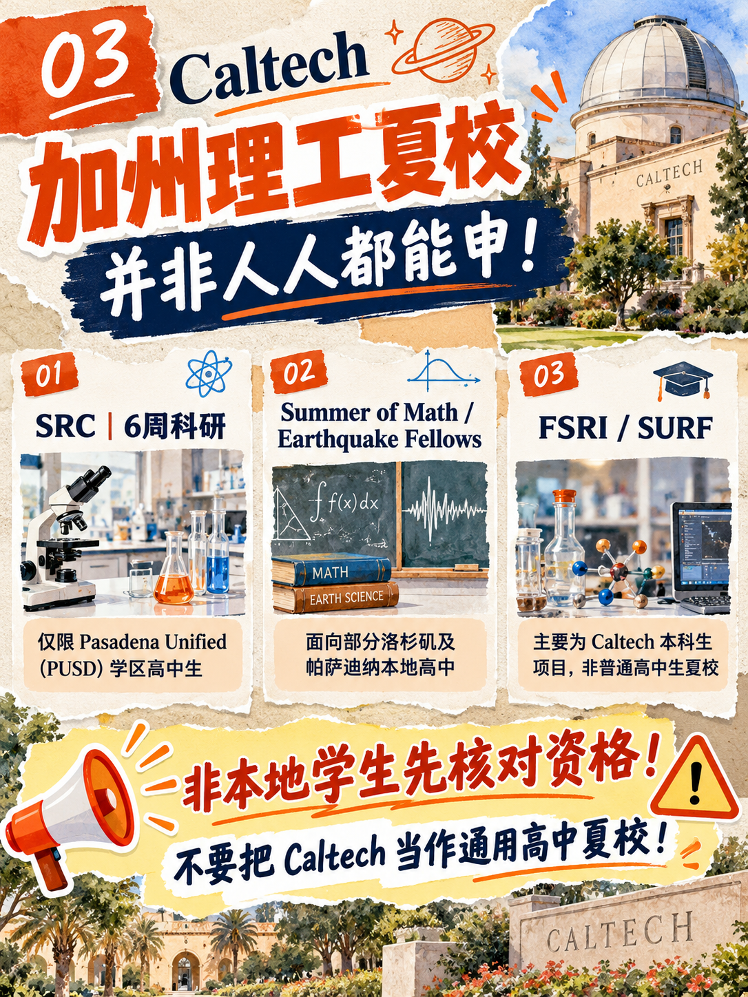 芝大、NYU、Caltech 与 UC 夏校:先区分课程、学分和申请资格:原笔记第4张图片